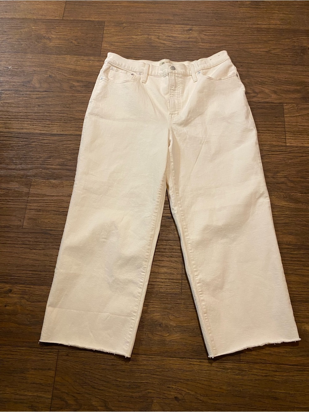 Madewell the perfect vintage wide leg crop Jean